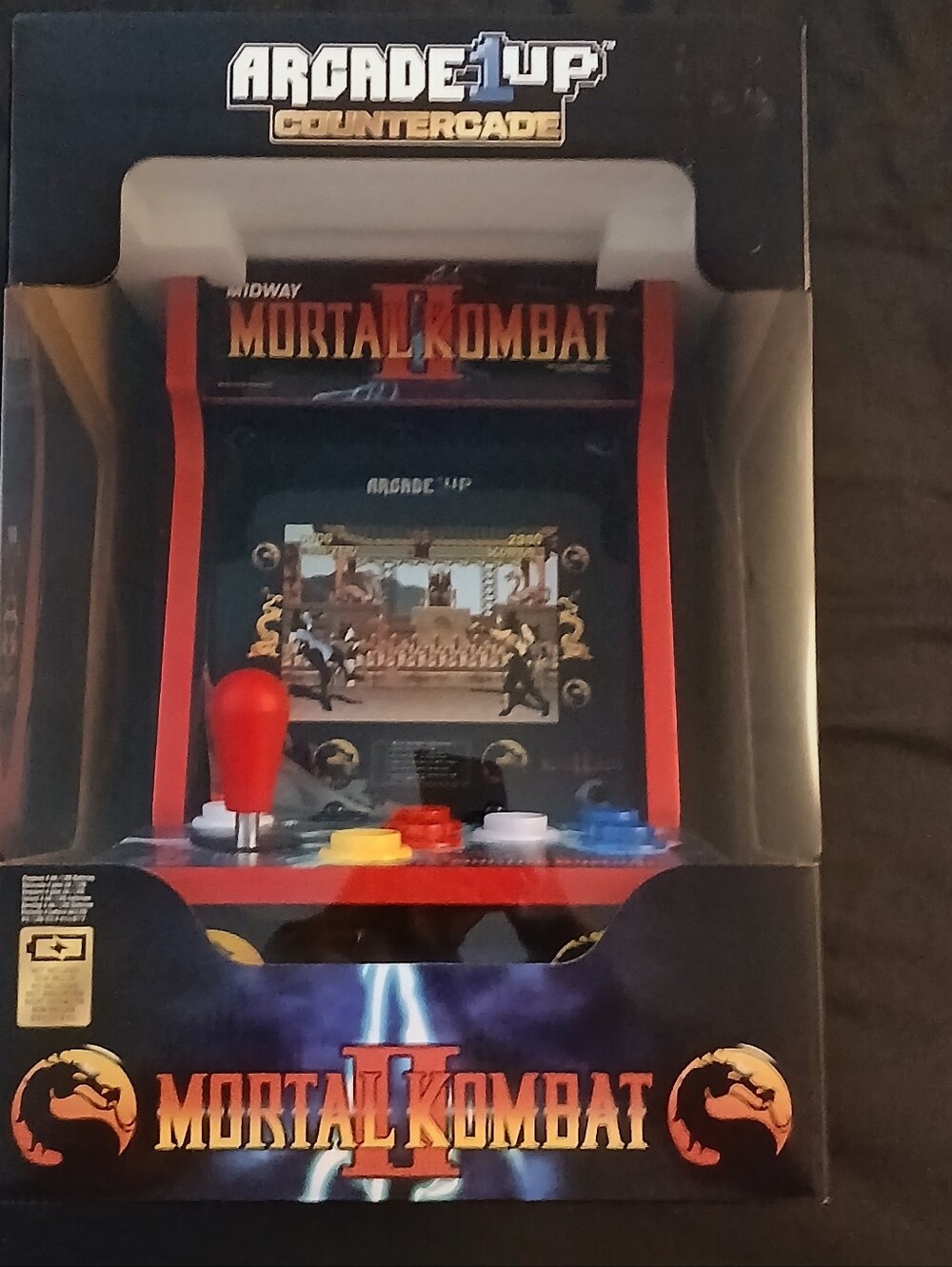 Mortal Kombat II Countercade Arcade 1up. 3 Games In 1 Sealed New